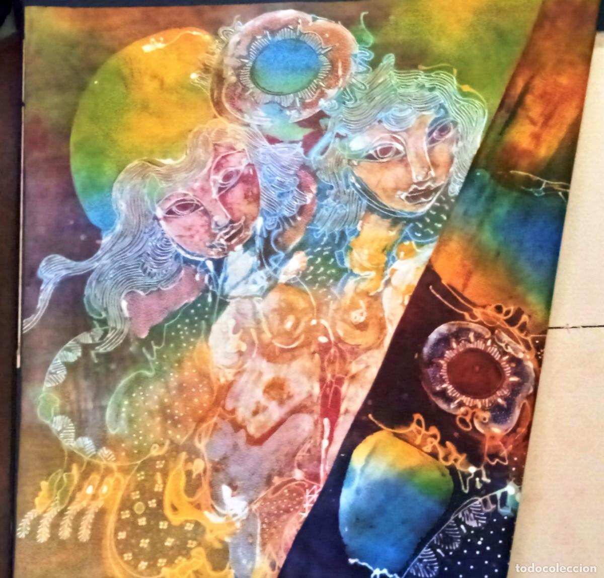 Arte: Batik surrealista multicolor - Foto 13