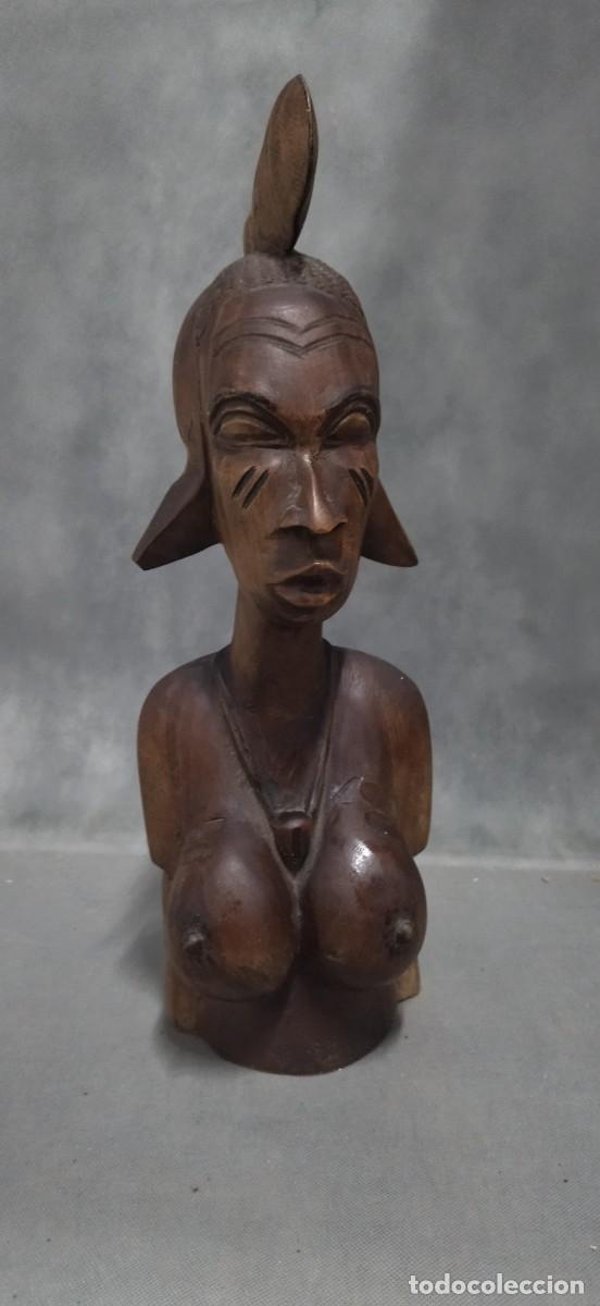 Arte: Talla Africana de madera - Foto 3
