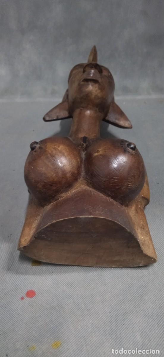 Arte: Talla Africana de madera - Foto 6