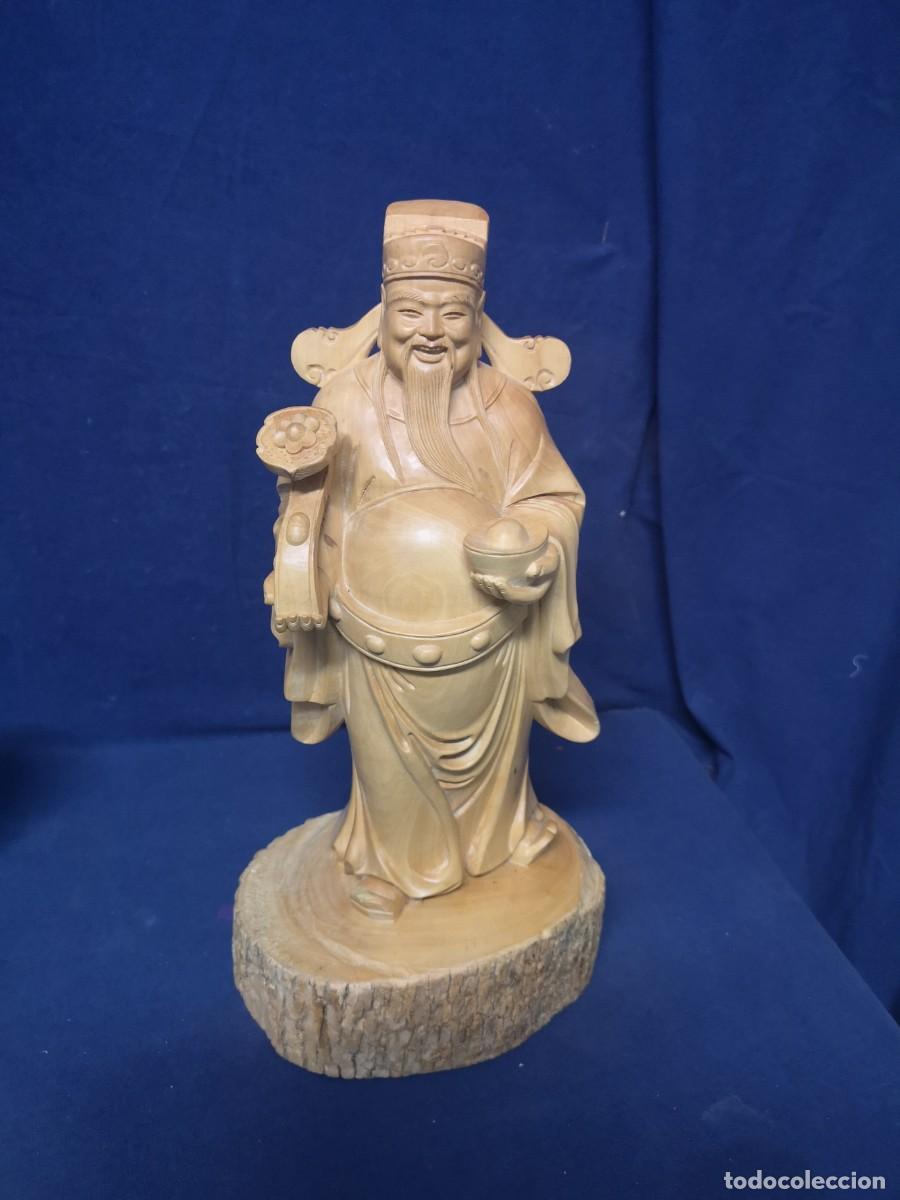 Arte: TALLA CHINA EN MADERA - Foto 1