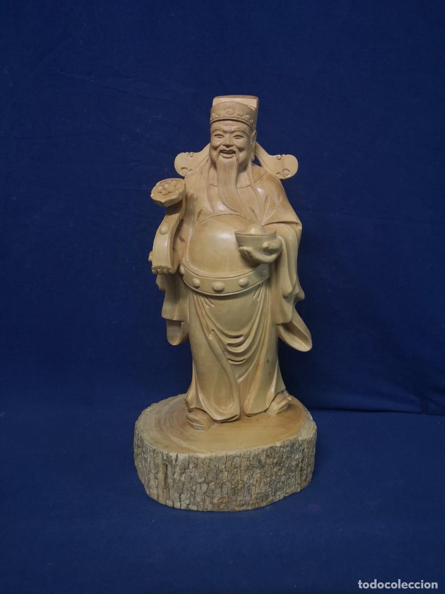 Arte: TALLA CHINA EN MADERA - Foto 2
