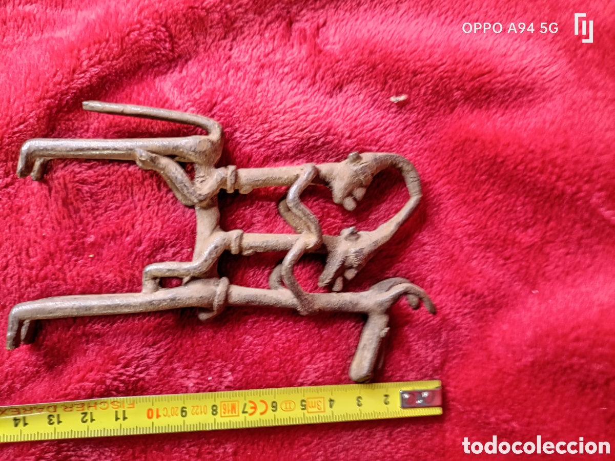 Arte: pieza africana en bronce - Foto 2