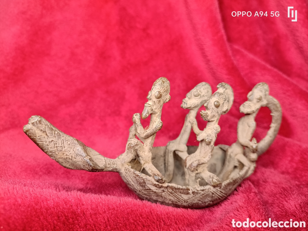 Arte: bronce africano antiguo - Foto 2