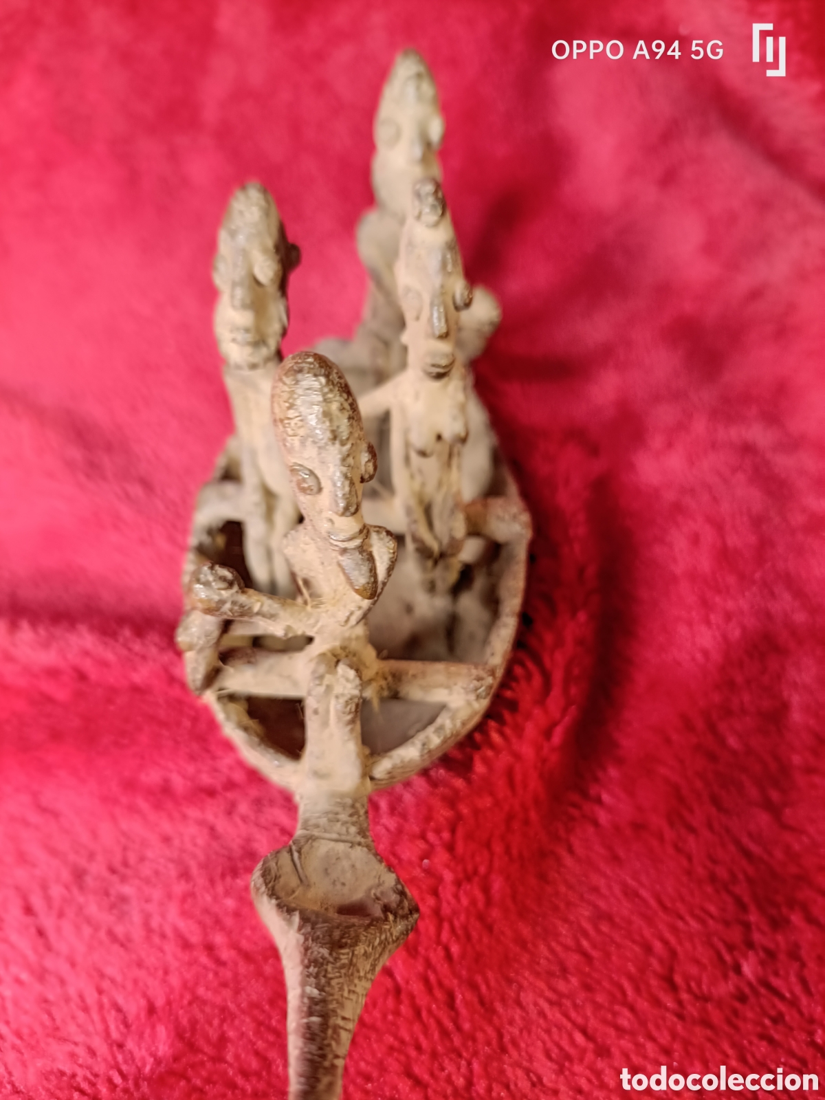 Arte: bronce africano antiguo - Foto 4