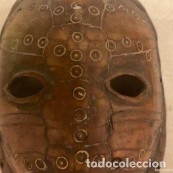 Arte: M&Aacute;SCARA SOBRE CAPARAZ&Oacute;N DE TORTUGA DE CAMER&Uacute;N - Foto 4