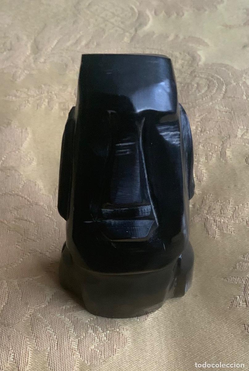 Arte: FIGURA MOAL RAPA NUI TALLADA EN ASTA - Foto 1