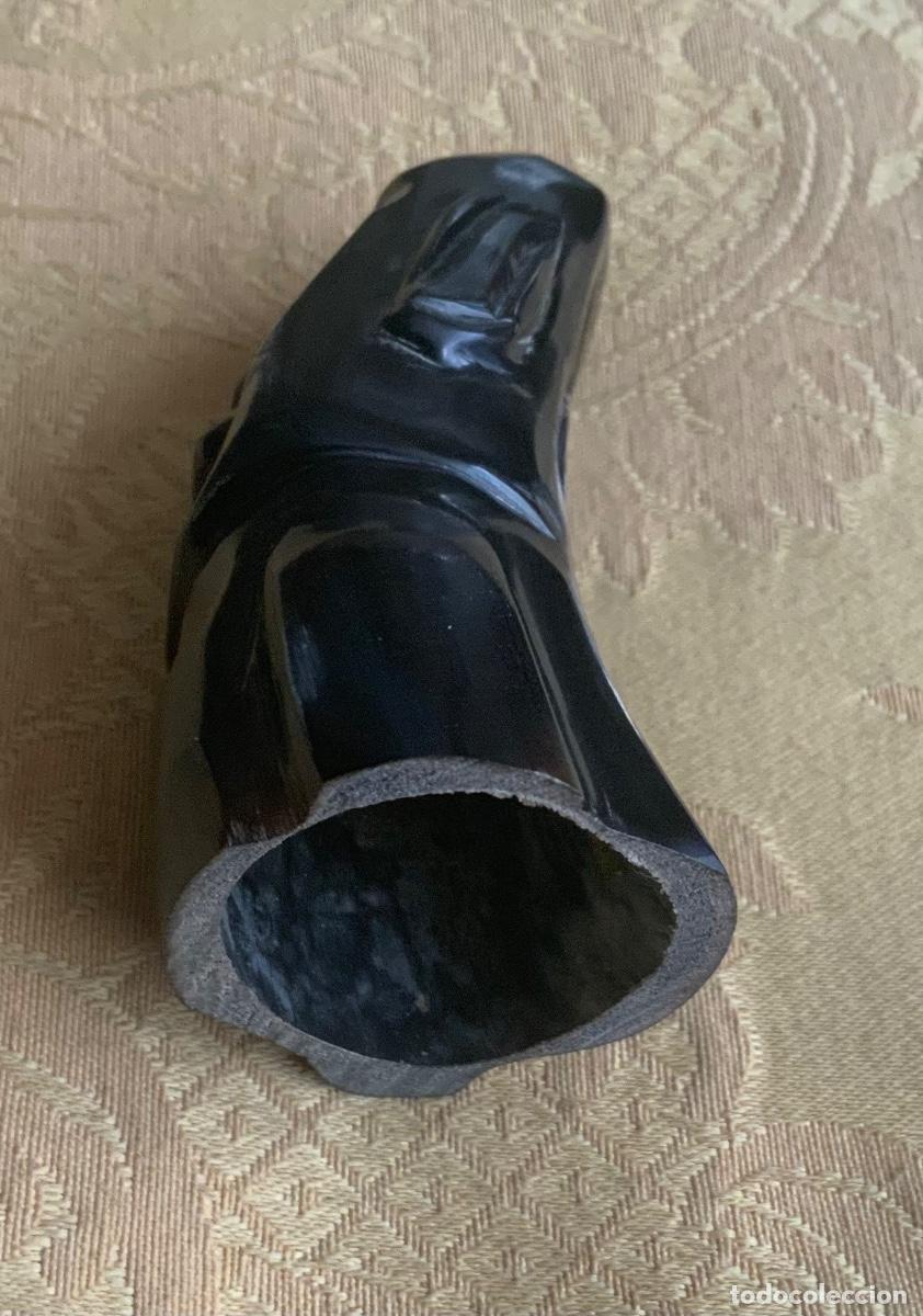 Arte: FIGURA MOAL RAPA NUI TALLADA EN ASTA - Foto 4