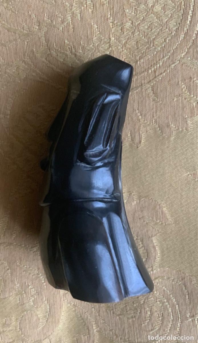 Arte: FIGURA MOAL RAPA NUI TALLADA EN ASTA - Foto 7