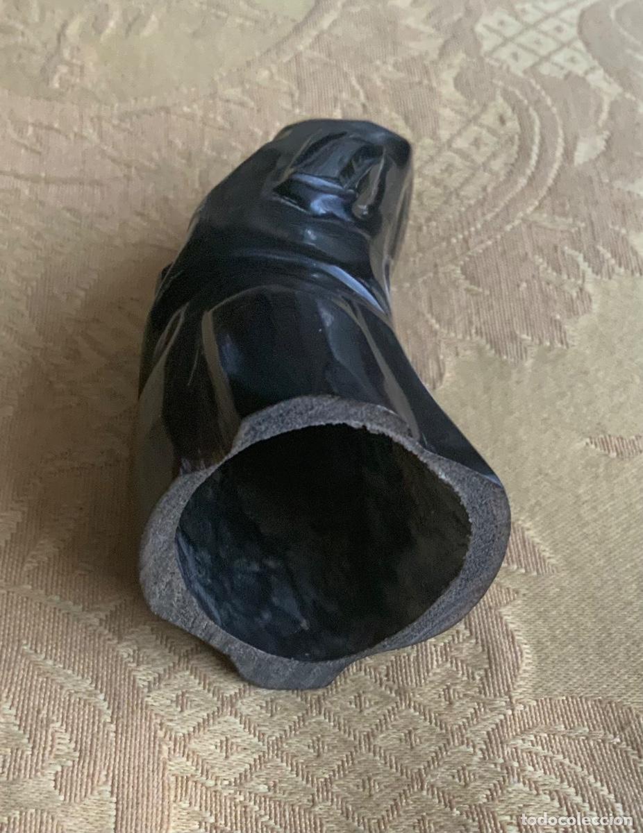 Arte: FIGURA MOAL RAPA NUI TALLADA EN ASTA - Foto 10