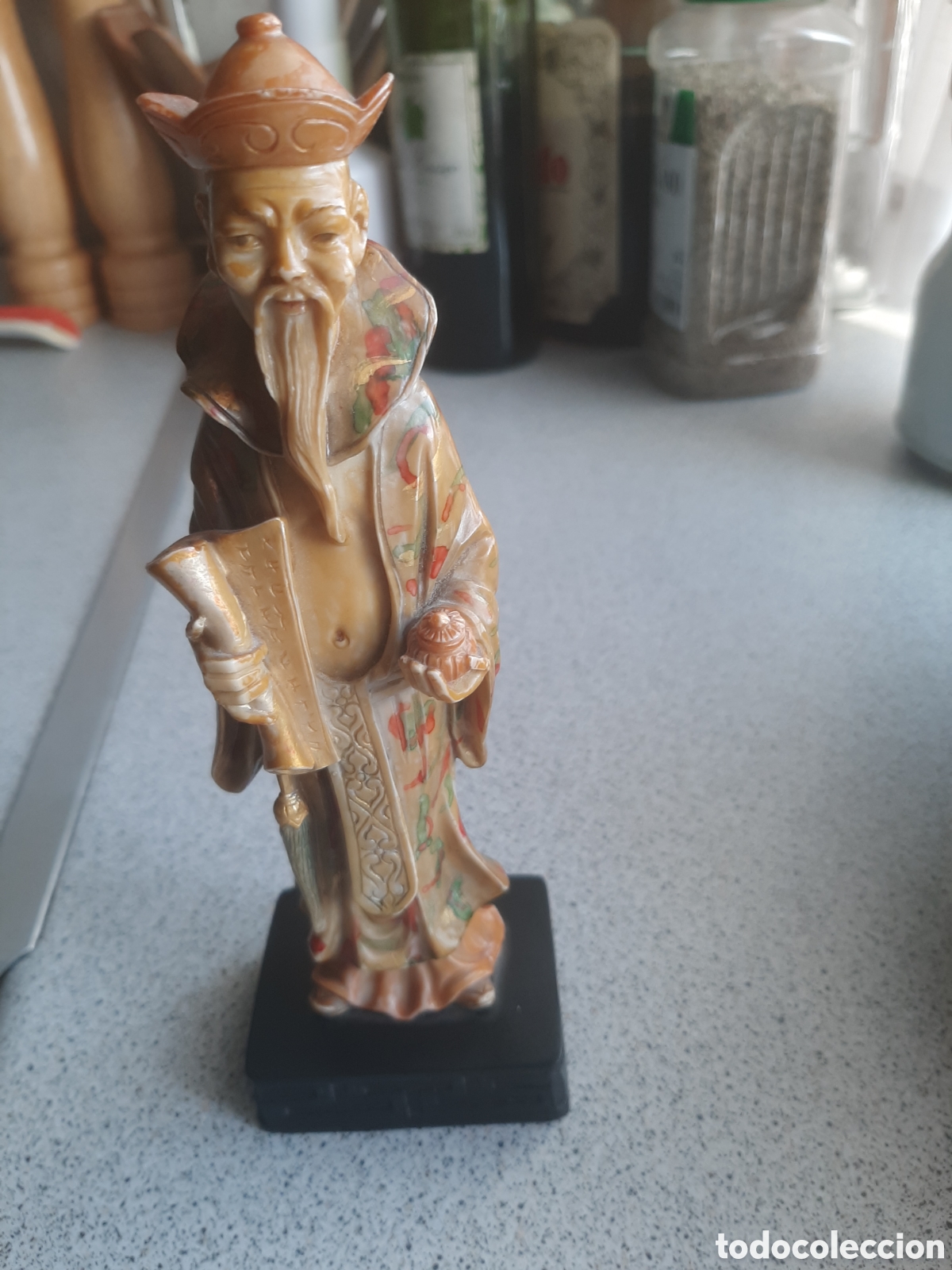 Arte: FIGURA DE SABIO CHINO - Foto 1