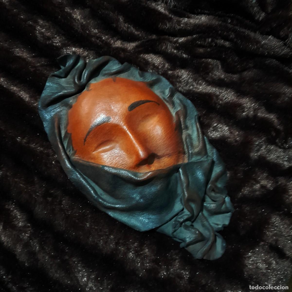 Arte: M&aacute;scara de cuero grande - Foto 1