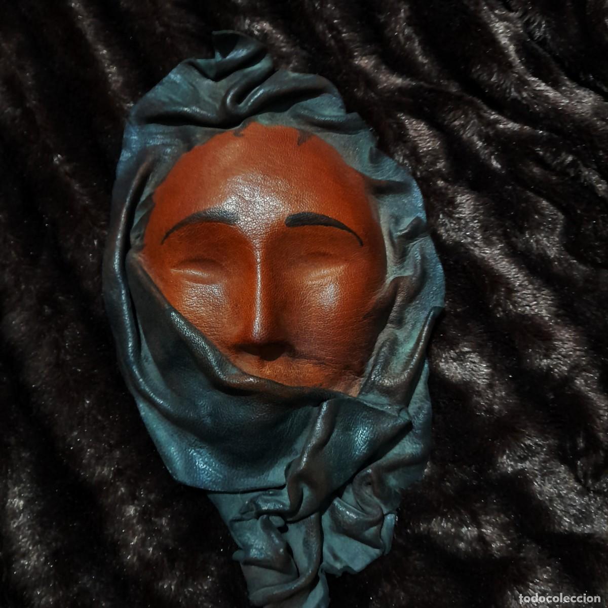 Arte: M&aacute;scara de cuero grande - Foto 2