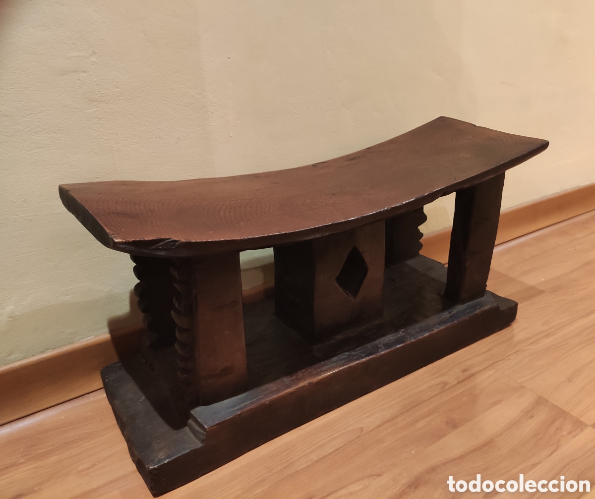 Arte: Taburete de uso Ashanti (Ghana) - Foto 4