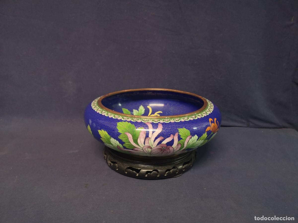 Arte: CENTRO CHINO EN BRONCE Y CLOISONNE - Foto 1