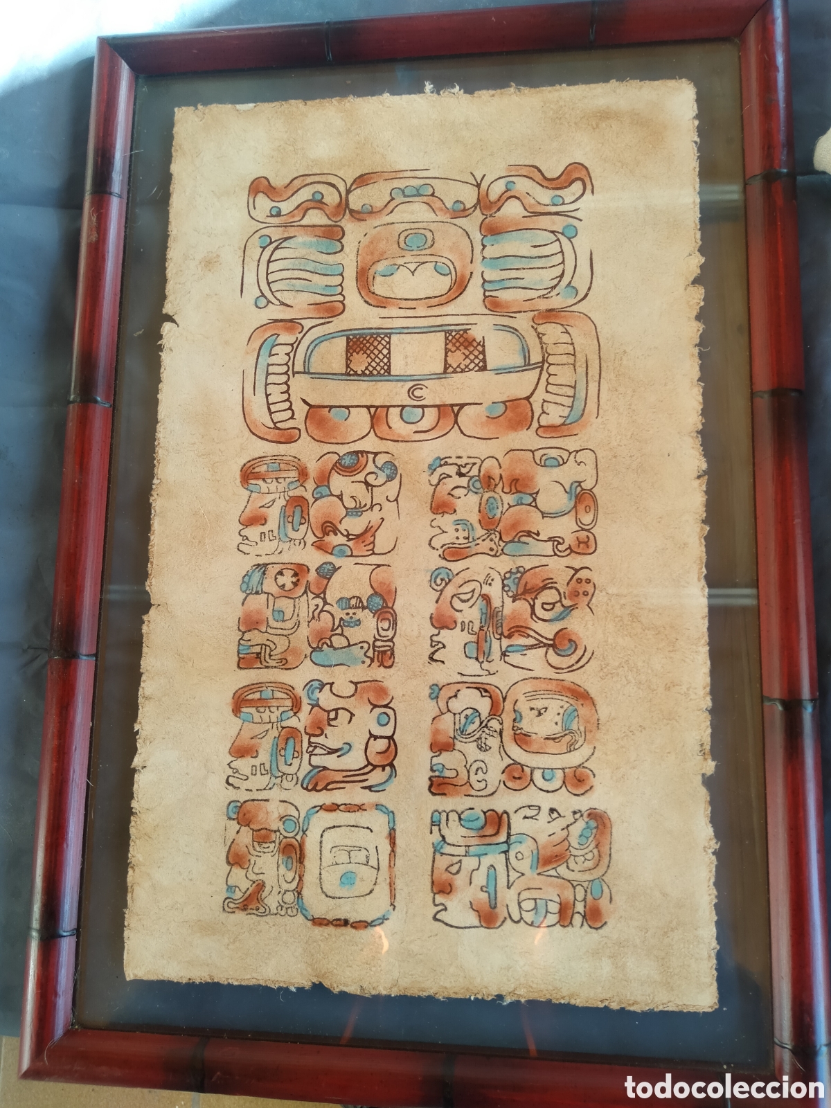 Arte: Cuadro calendario Azteca maya - Foto 1