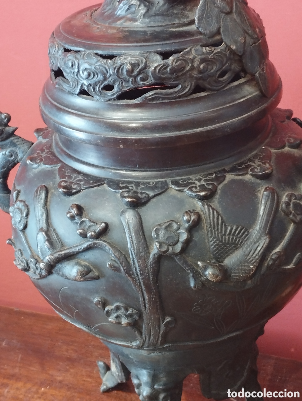 Arte: &Aacute;nfora japonesa siglo XIX - Foto 3