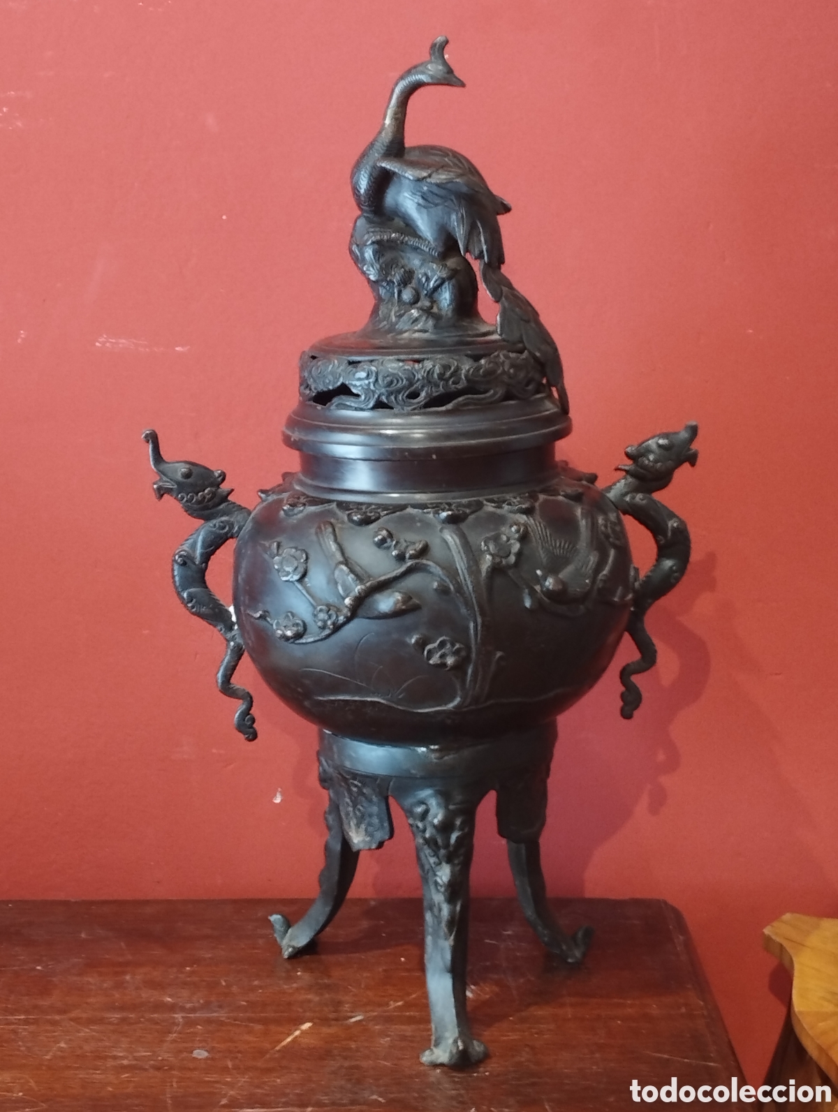 Arte: &Aacute;nfora japonesa siglo XIX - Foto 1