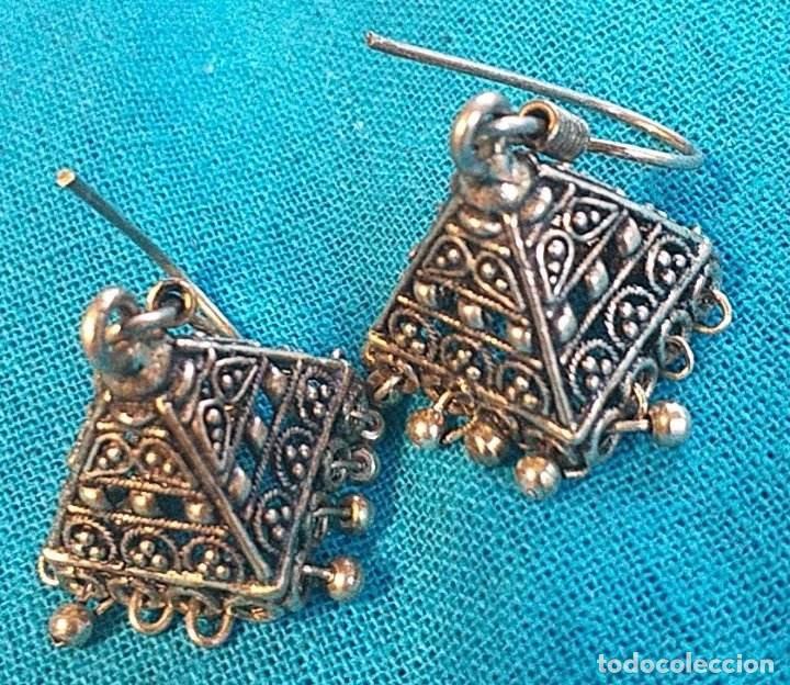 Arte: Pendientes Etnicos Hind&uacute;s Piramidal 2 - Foto 1