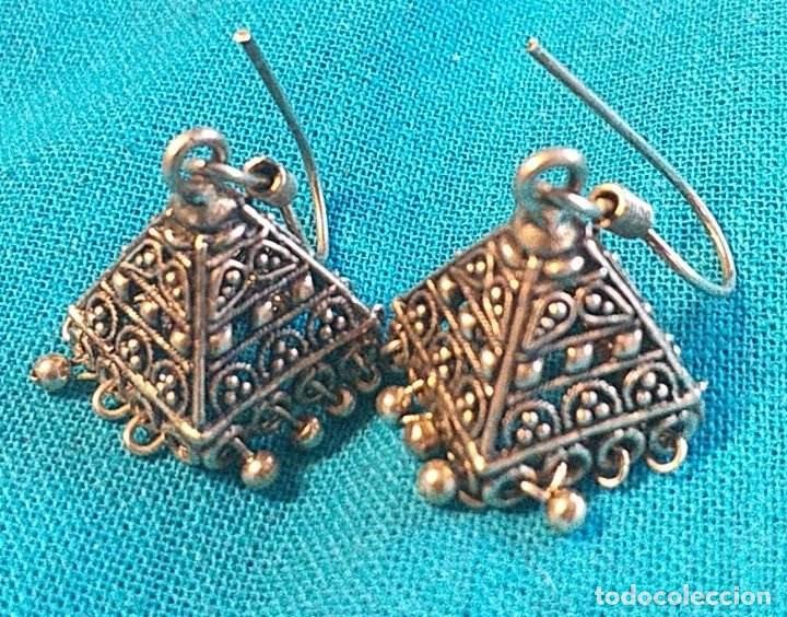 Arte: Pendientes Etnicos Hind&uacute;s Piramidal 2 - Foto 2