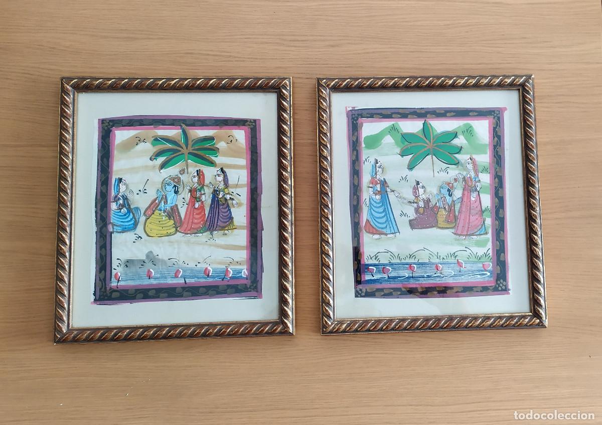 Arte: 2 Cuadros de Arte Hind&uacute; - Foto 5