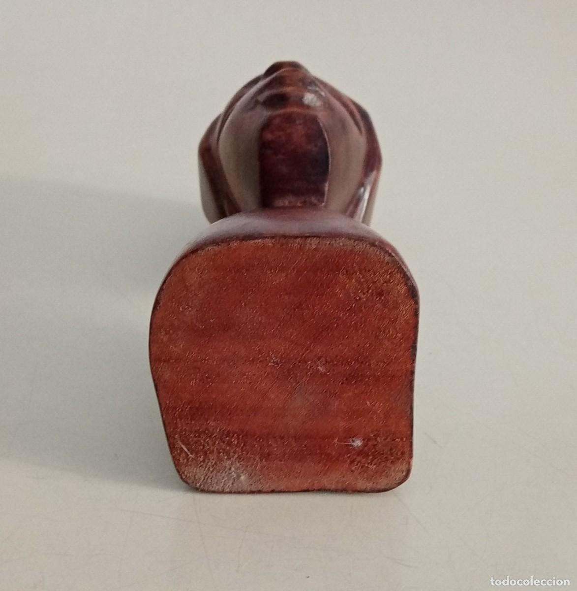 Arte: BUSTO AFRICANO TALLADO EN MADERA - Foto 7