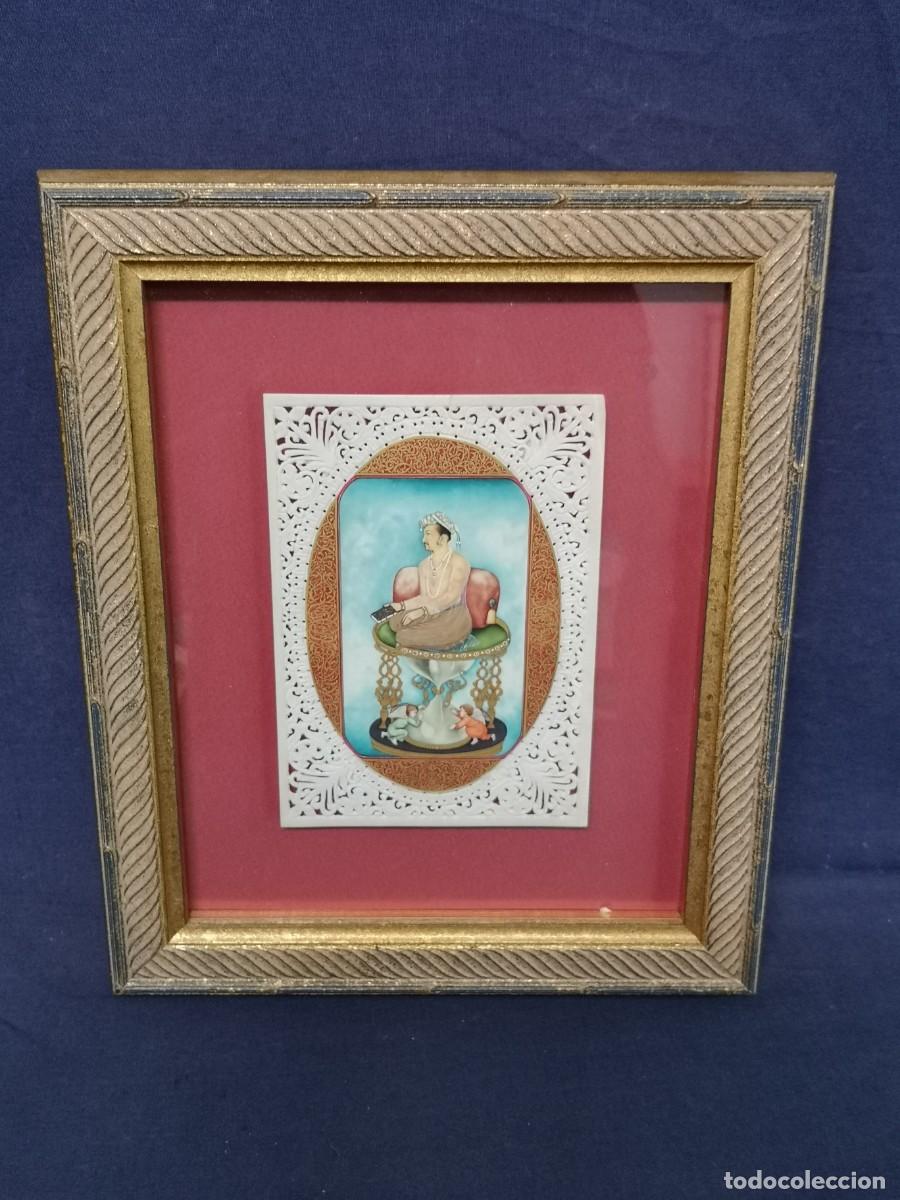 Arte: MINIATURA ANTIGUA SOBRE PLACA - Foto 8