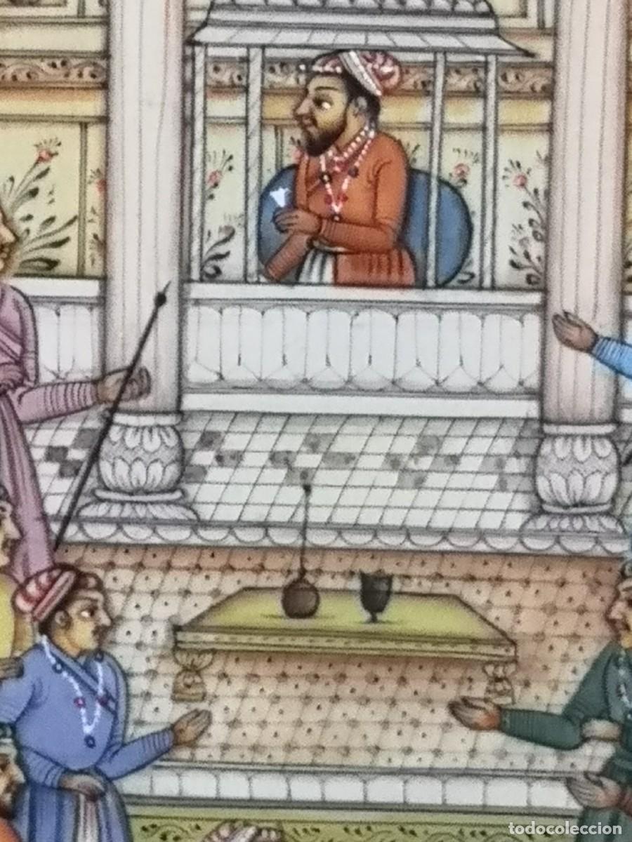 Arte: MINIATURA ANTIGUA SOBRE PLACA - Foto 4