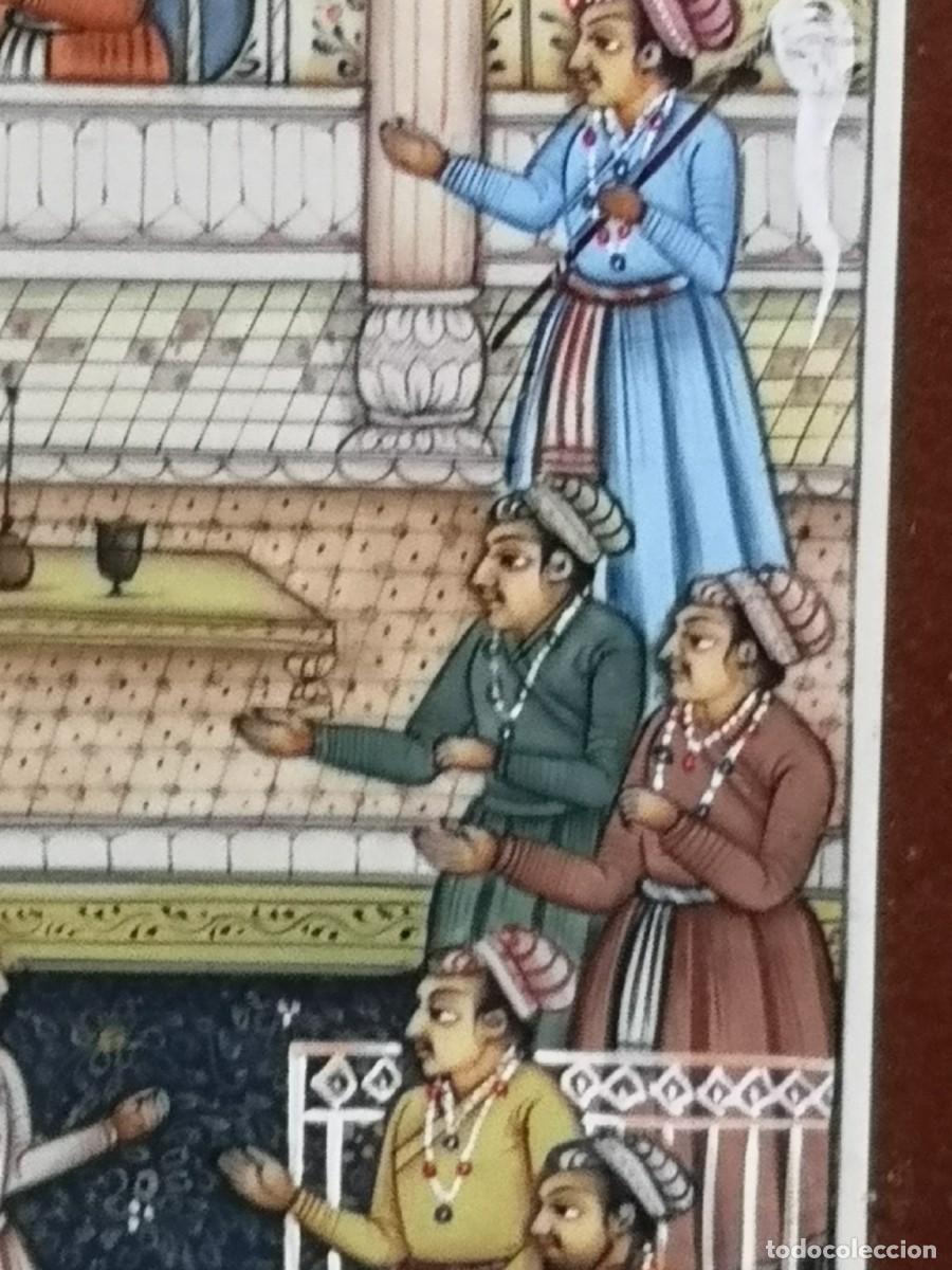 Arte: MINIATURA ANTIGUA SOBRE PLACA - Foto 5