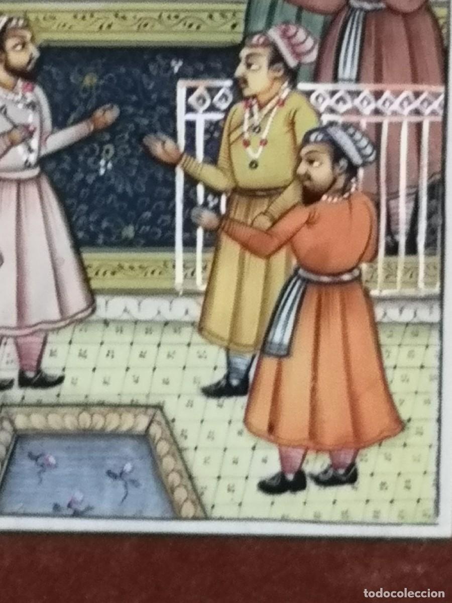 Arte: MINIATURA ANTIGUA SOBRE PLACA - Foto 6