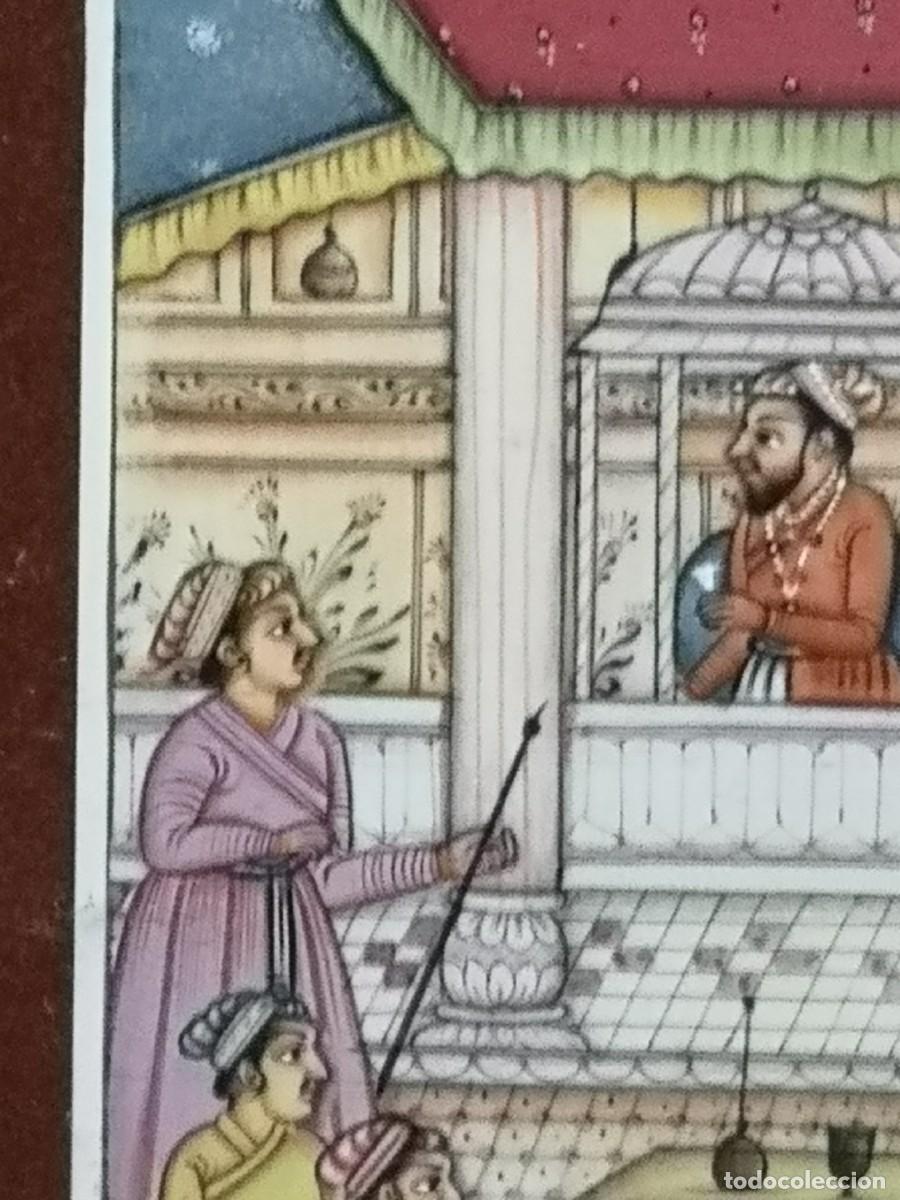 Arte: MINIATURA ANTIGUA SOBRE PLACA - Foto 8
