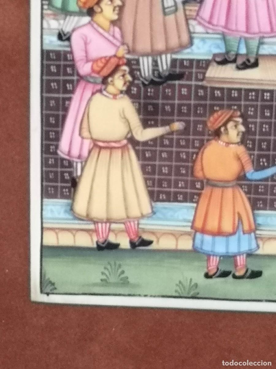 Arte: MINIATURA ANTIGUA SOBRE PLACA - Foto 7