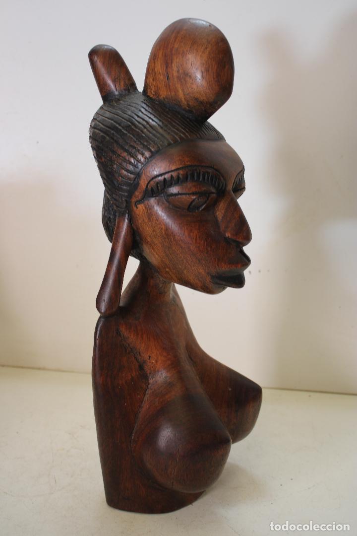 Arte: talla mujer africa - Foto 1