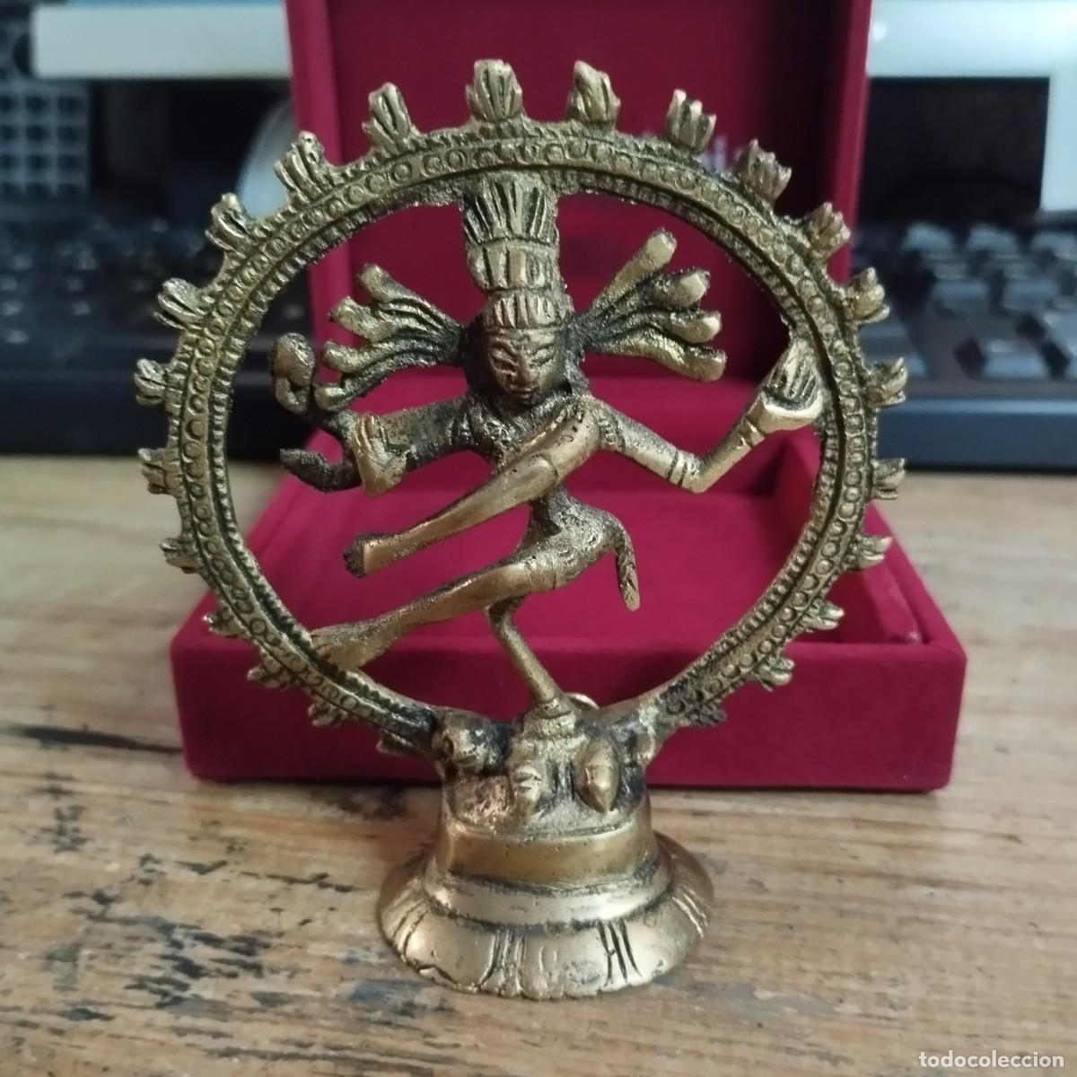 Arte: Figura de bronce Hind&uacute; - Shiva - Foto 1