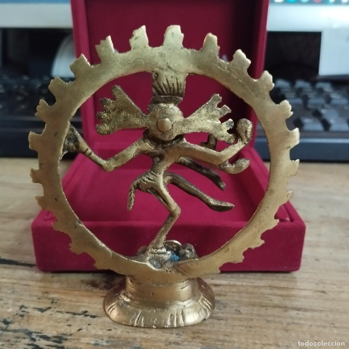 Arte: Figura de bronce Hind&uacute; - Shiva - Foto 5