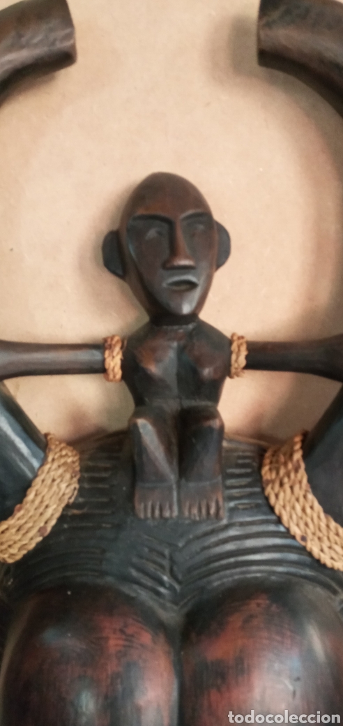 Arte: GRAN MASCRA AFRICANA MADERA DE &Eacute;BANO. - Foto 7