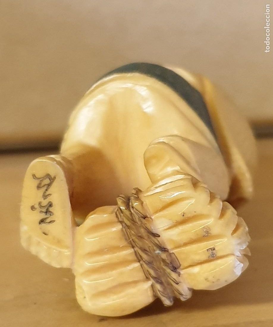 Arte: NETSUKE CHINO 5 CM. ALTURA - Foto 3
