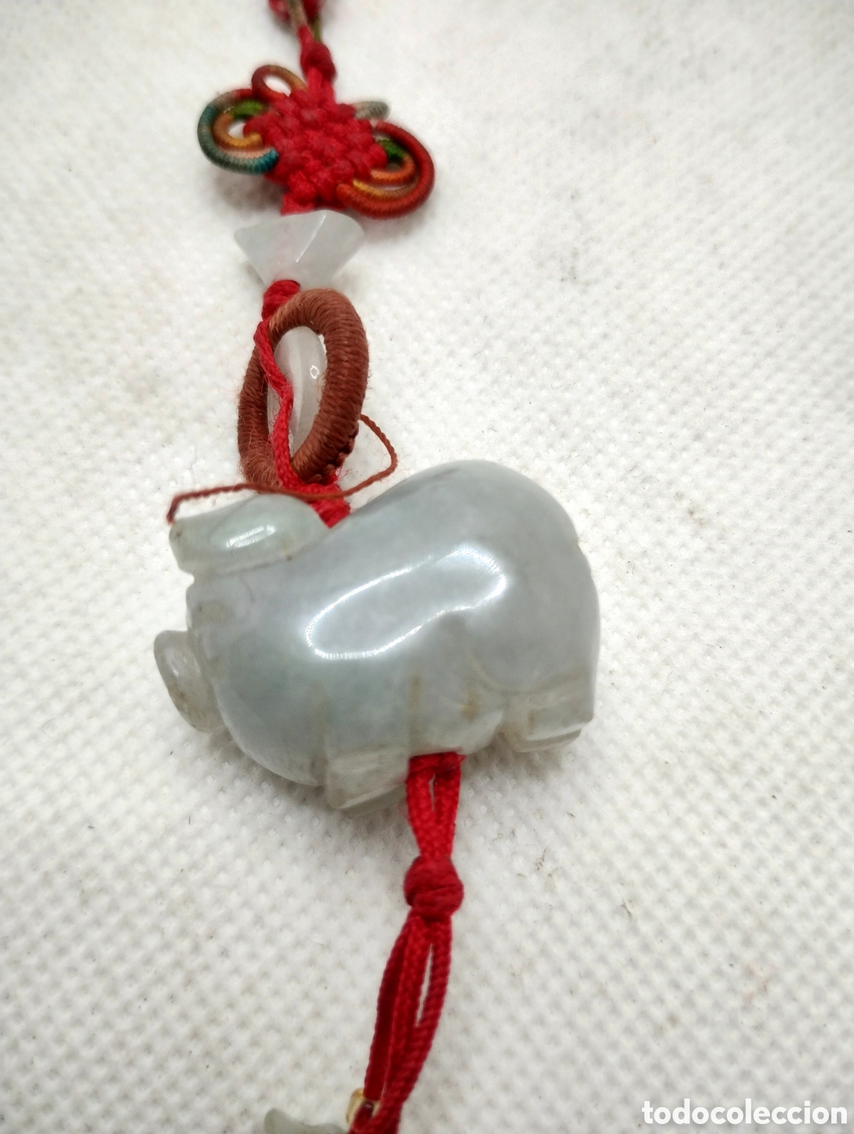 Arte: Amuleto El Cerdo, JADE - Foto 3