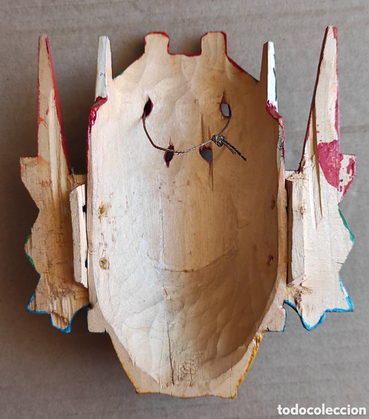 Arte: M&Aacute;SCARA - CHINA - MADERA - Foto 2