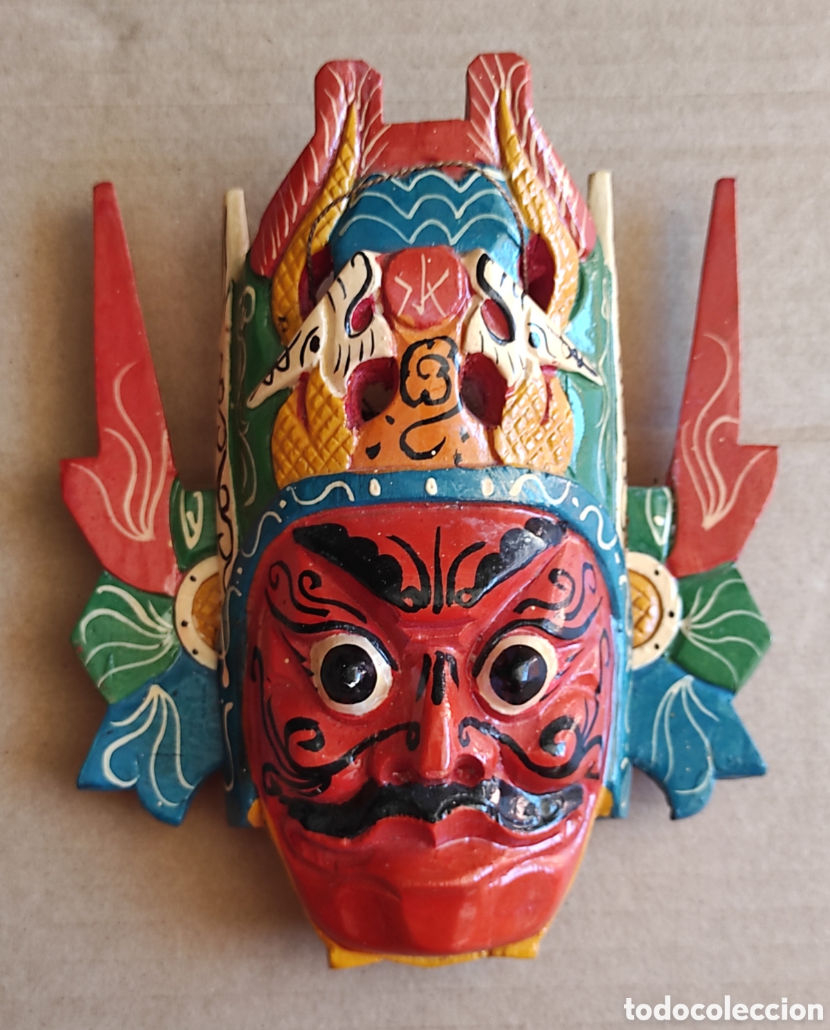 Arte: M&Aacute;SCARA - CHINA - MADERA - Foto 1