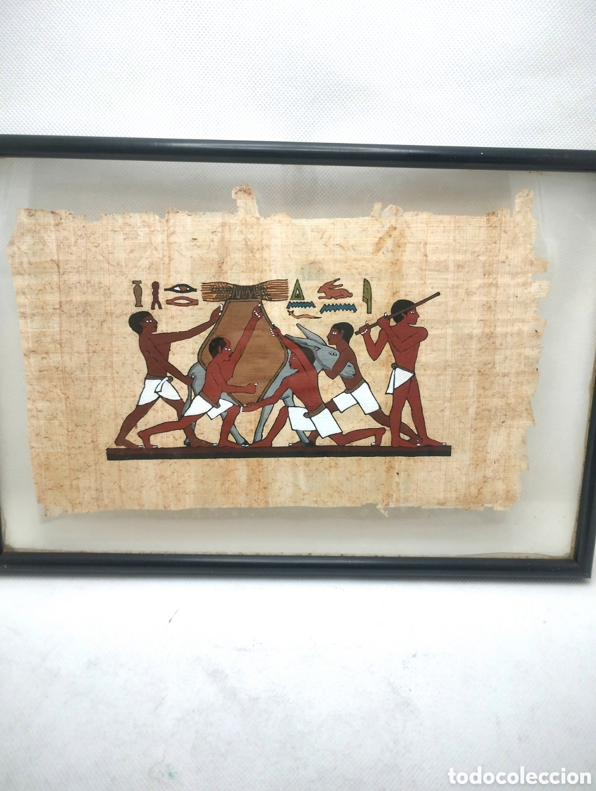 Arte: Conjunto de cuatro papiros egipcios - Foto 3