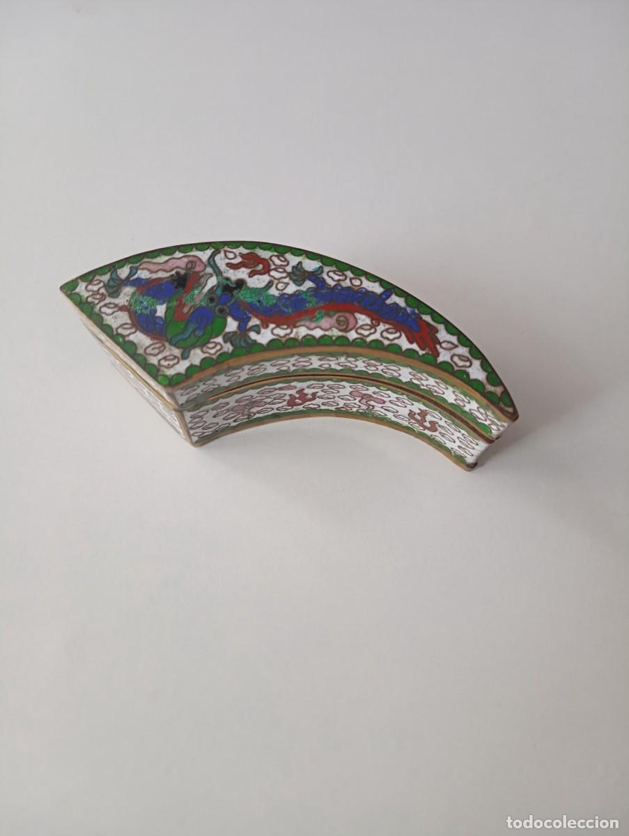 Arte: Inusual garra cloisonne Qing Box - Foto 2