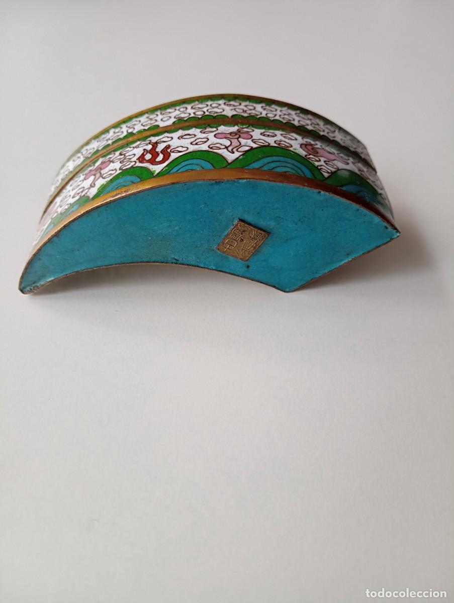 Arte: Inusual garra cloisonne Qing Box - Foto 4