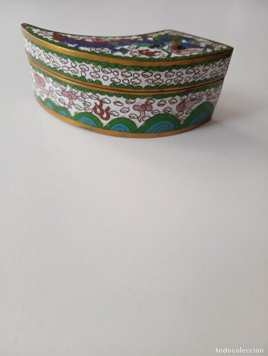 Arte: Inusual garra cloisonne Qing Box - Foto 9