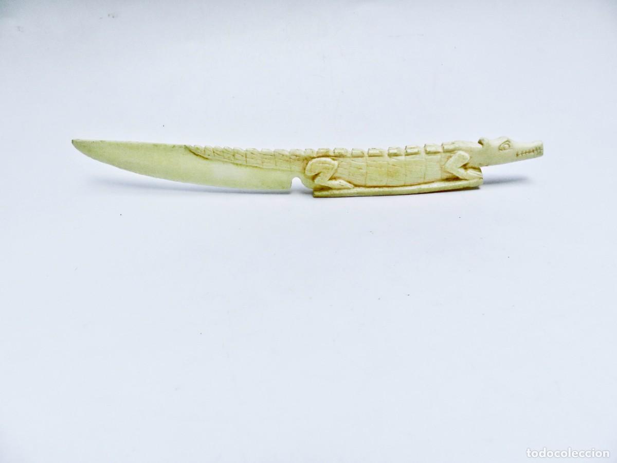 Arte: Figura cocodrilo de marfil 1930&rsquo;s - Foto 2