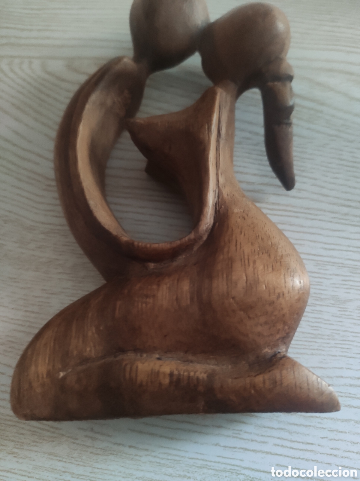 Arte: Talla madera pareja abrazada - Foto 2