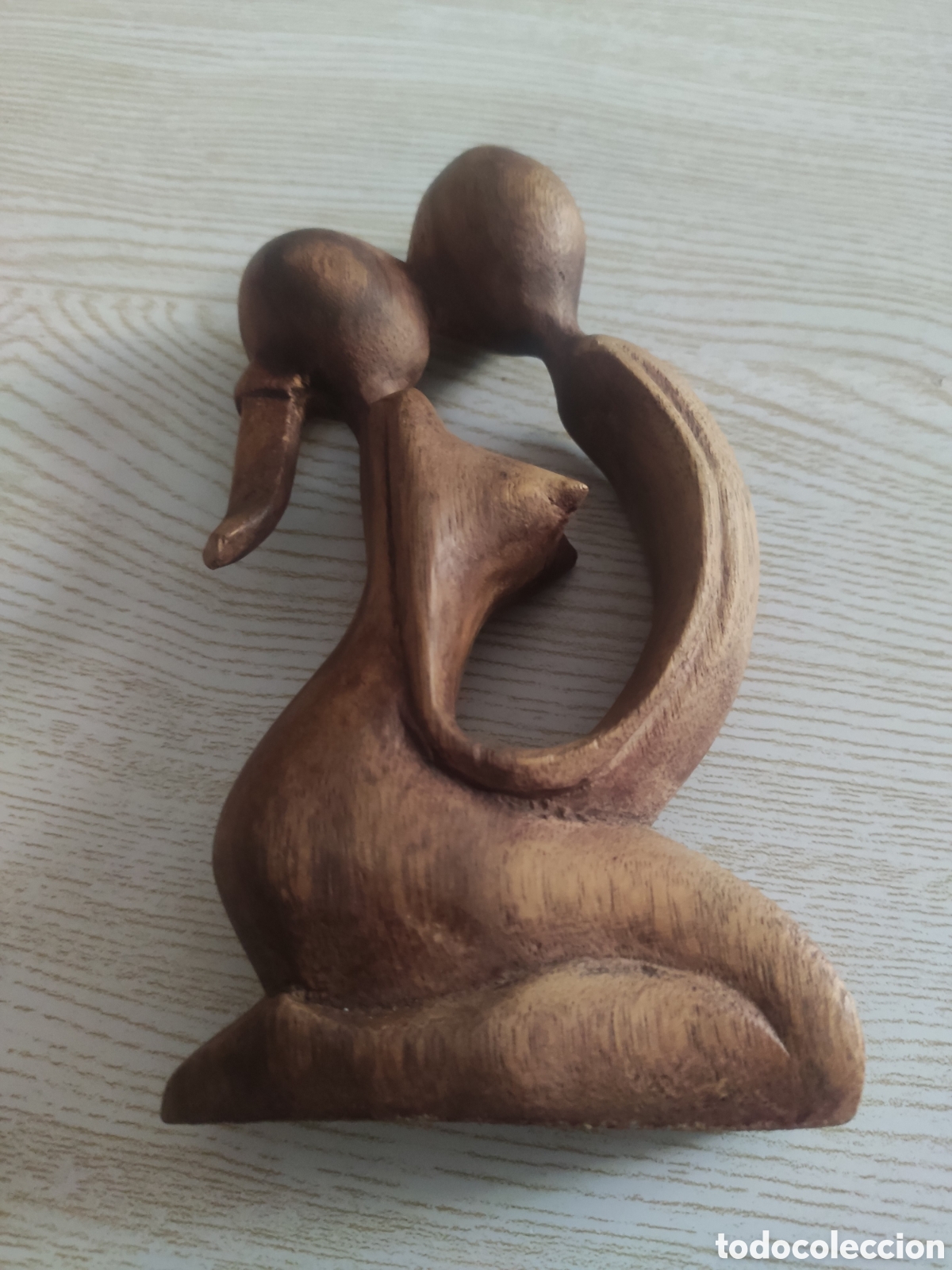 Arte: Talla madera pareja abrazada - Foto 3