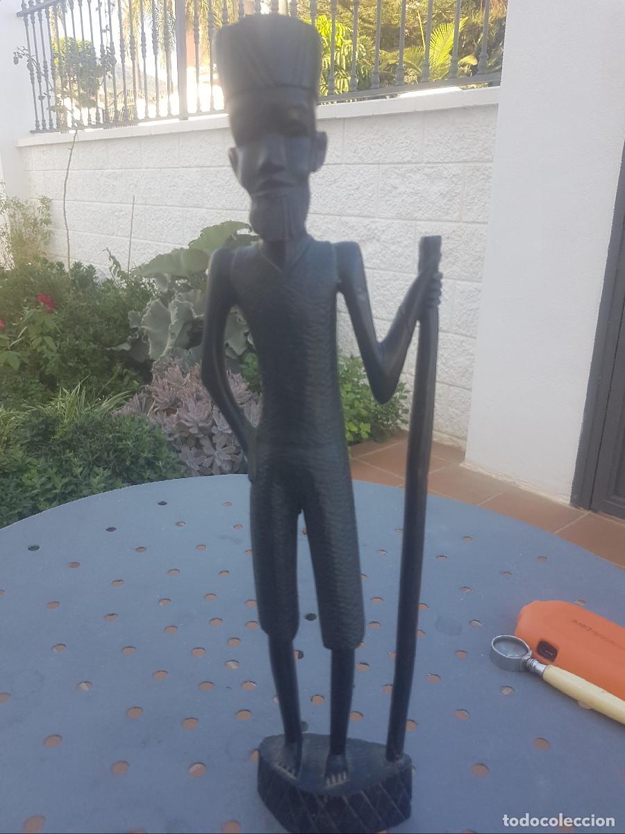 Arte: TALLA DE EBANO. CENTROAFRICA.1950 - Foto 1