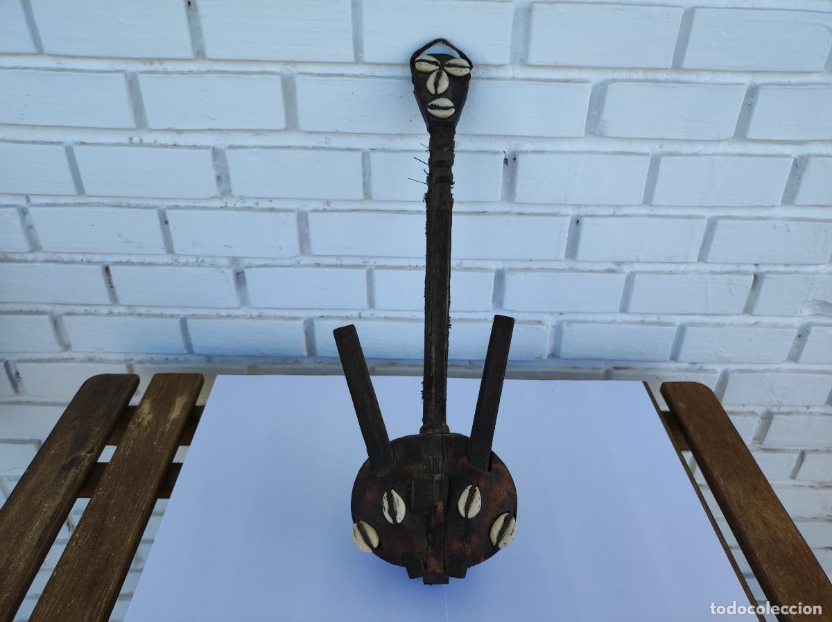 Arte: Kora decorada - instrumento africano - Foto 1