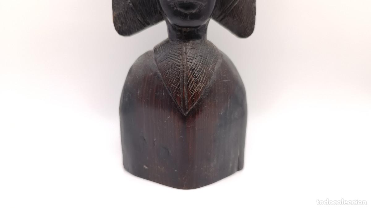 Arte: Busto africano de madera ebanizada - Foto 4