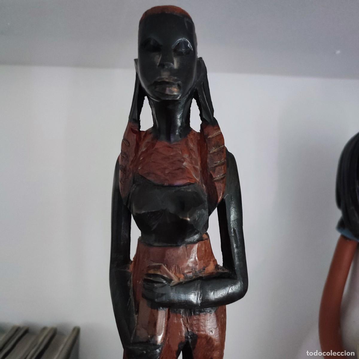 Arte: talla de madera africana - Foto 1